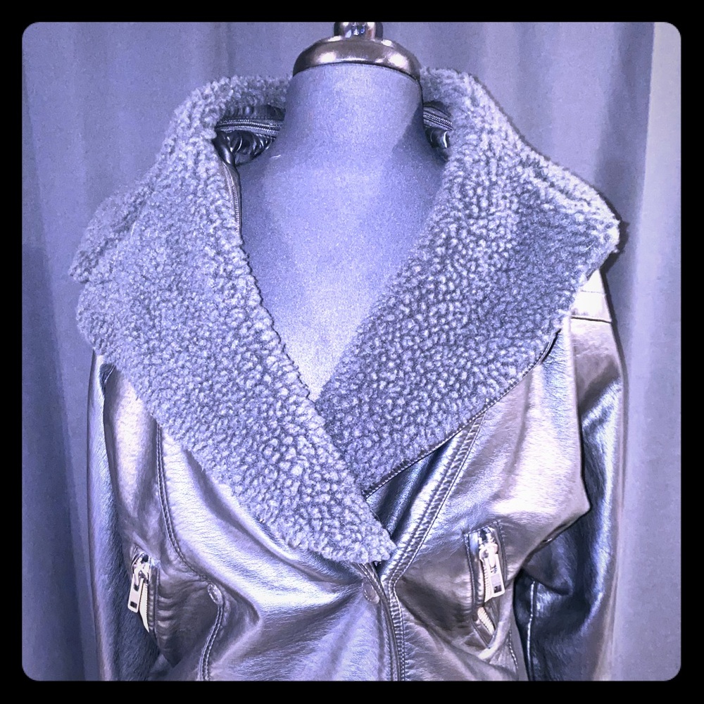 🔥SALE🔥NWOT Free People Faux Bomber Jacket